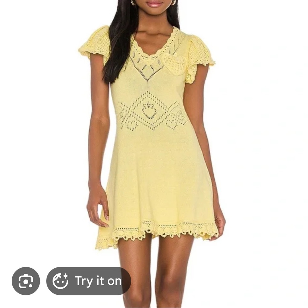 Loveshackfancy Fresno Mini Dress in Lemon Drop 🍋🍸